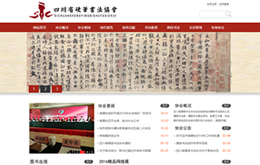 上海网站建设案例：四川省硬笔书法协会